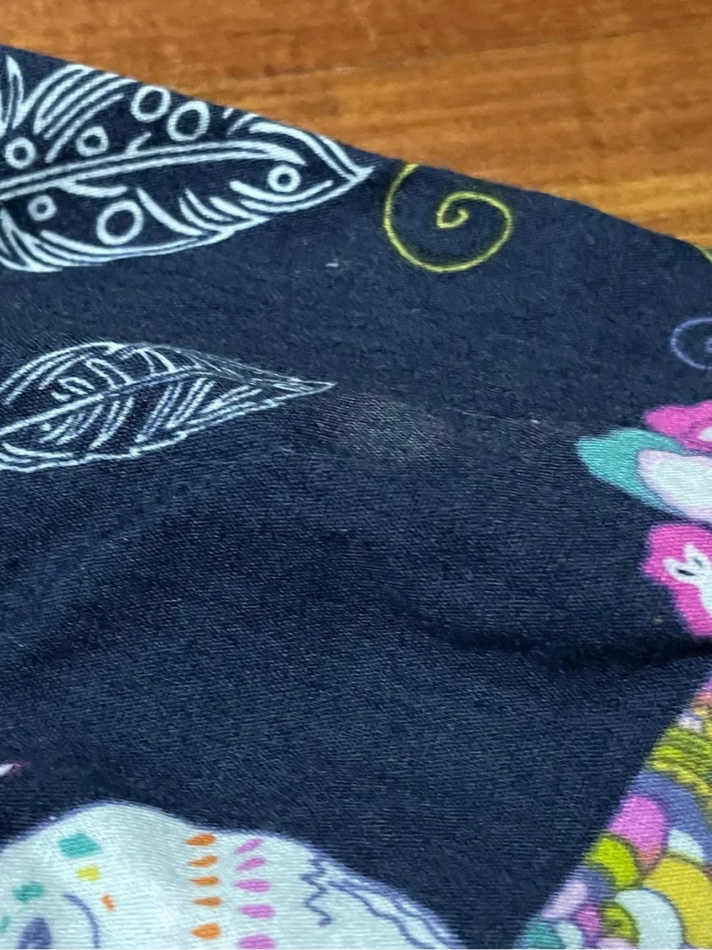 Tiny Tot Threads Navy Floral Long-Sleeve Dress with Peacock Print Size 2T